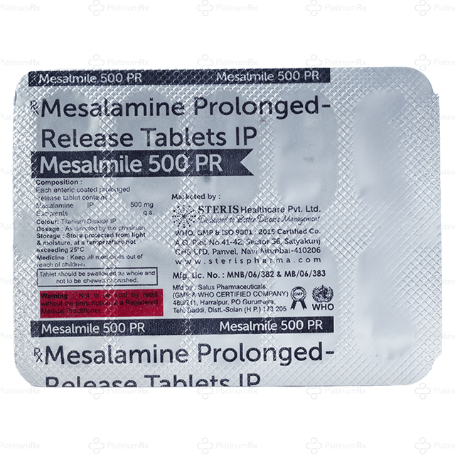 Mesalmile 500mg Tablet PR 10s