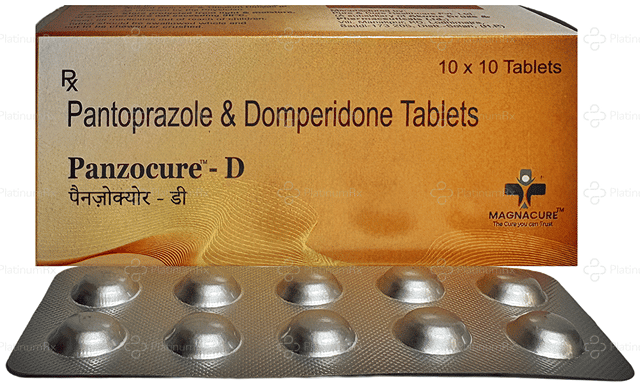 Panzocure D 10/40mg Tablet 10s