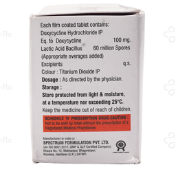 Doxyvac T 100/60M Spores Tablet 8s