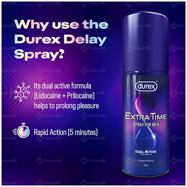 Durex Extra Time Spray For Men 20gm