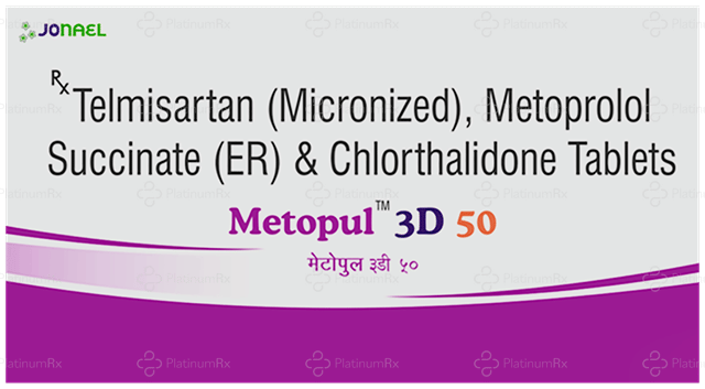 Metopul 3D 12.5/47.5/40mg Tablet ER 10s