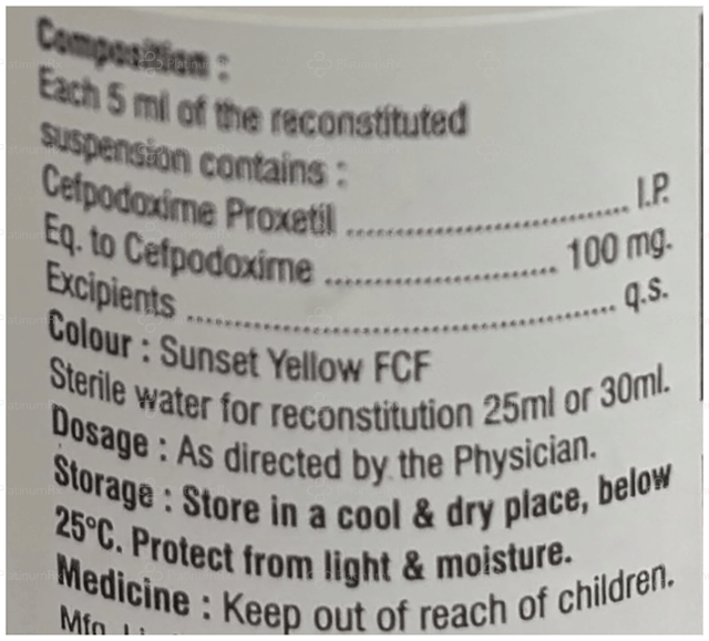 Podgrix 100mg Oral Suspension 30ml