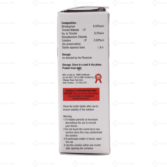 Bimatos T Eye Drops 3ml