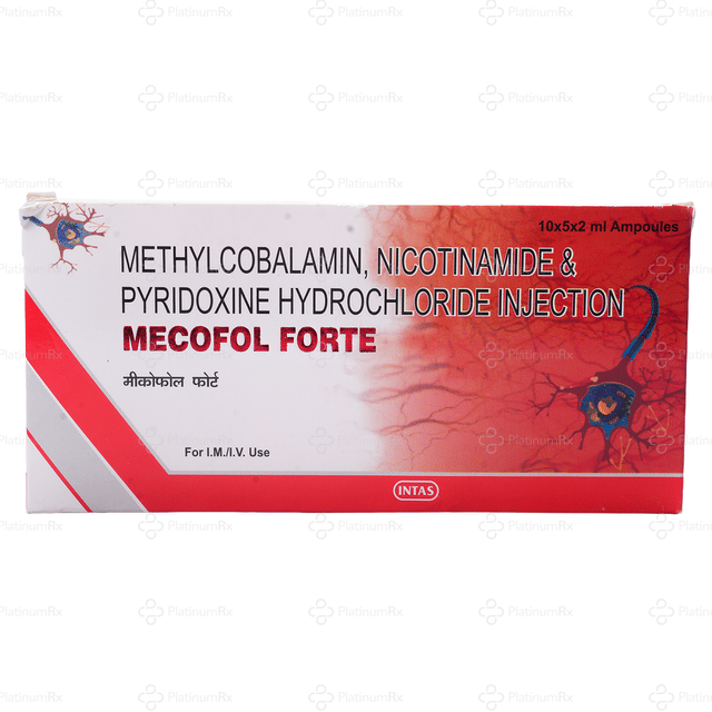 Mecofol Forte 2500/100/100mg Injection 2ml