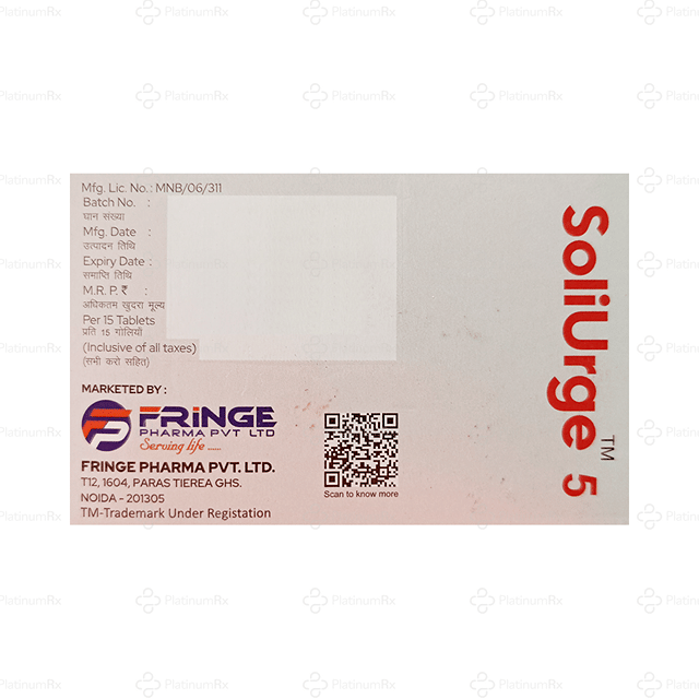 SoliUrge 5mg Tablet 15s