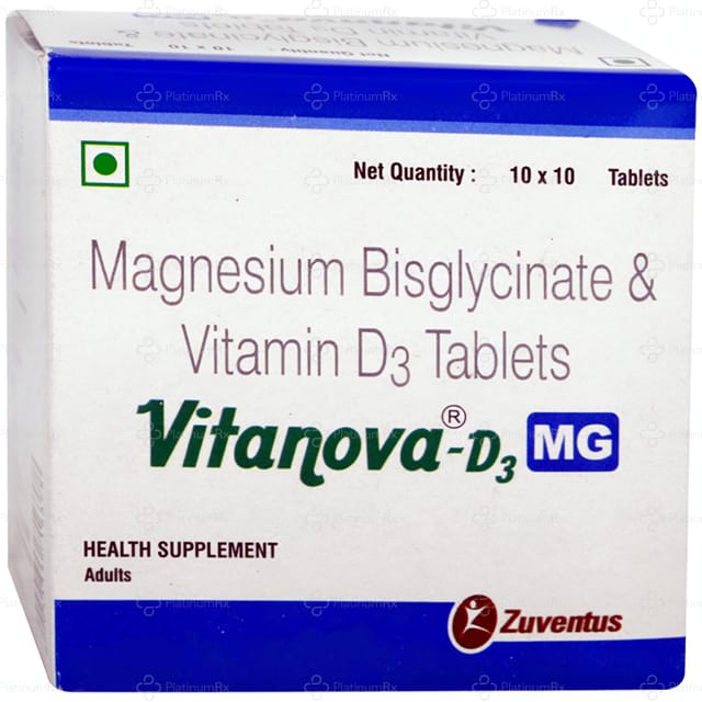 Vitanova D3 MG Tablet 10s