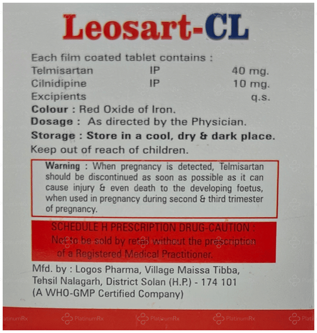 Leosart CL 10/40mg Tablet 10s