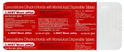 L Hist Mont Junior 2.5/4mg Tablet DT 10s