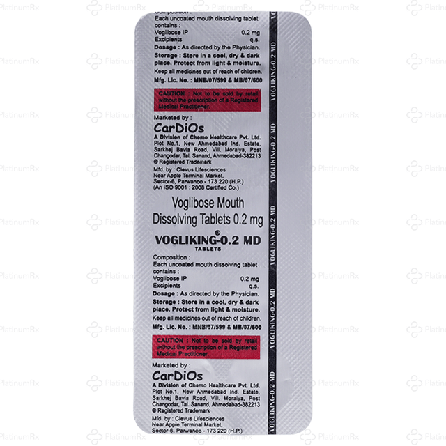 Vogliking 0.2mg Tablet MD 10s