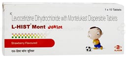 L Hist Mont Junior 2.5/4mg Tablet DT 10s