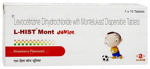 L Hist Mont Junior 2.5/4mg Tablet DT 10s