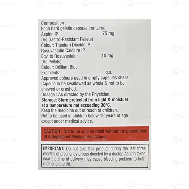 Lipipar ASP 75/10mg Capsule 10s