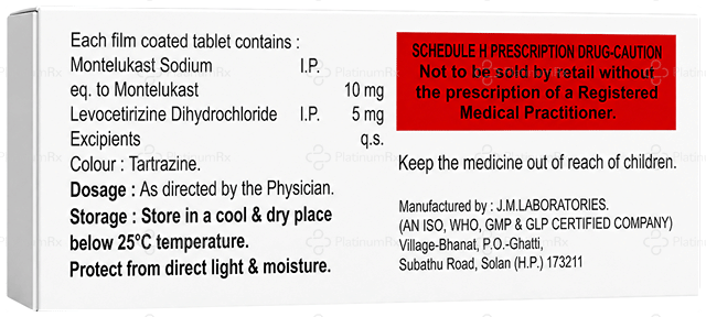 MLCT 5/10mg Tablet 10s
