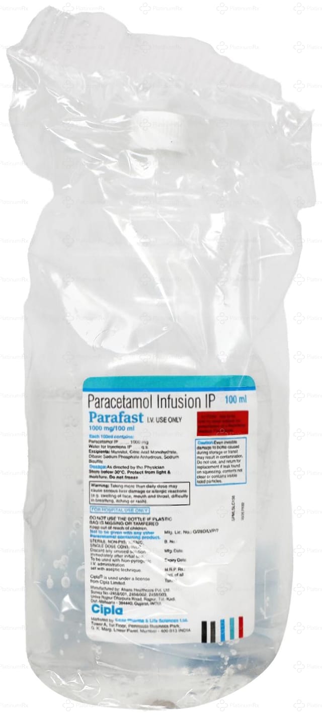 Parafast 1000mg Injection 100ml