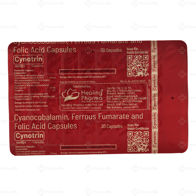 Cynotrin Capsule 30s