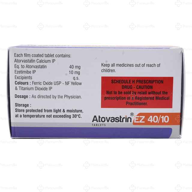 Atovastrin Ez 40/10mg Tablet 10s