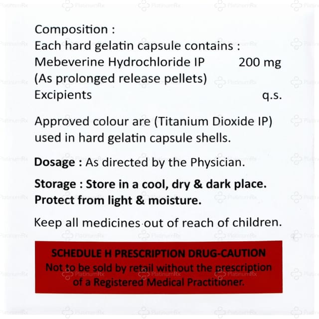 Mebia Retard 200mg Capsule PR 10s