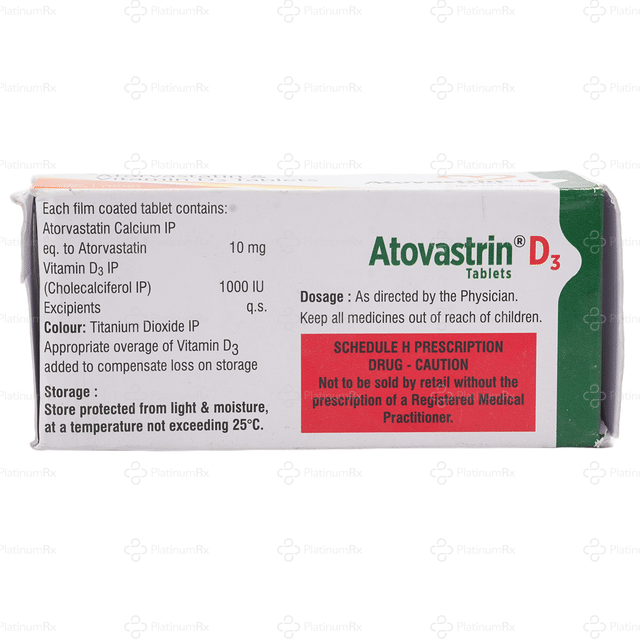 Atovastrin D3 Tablet 10s