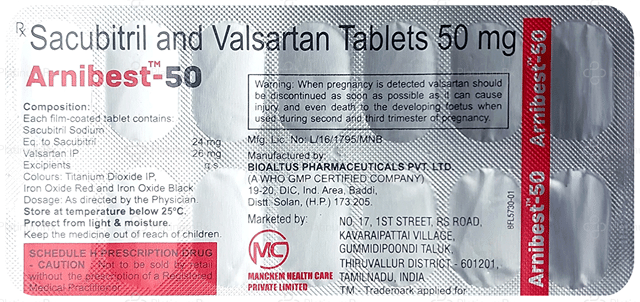 Arnibest 24/26mg Tablet 14s