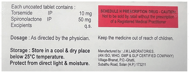 Torverge Plus 50/10mg Tablet 10s
