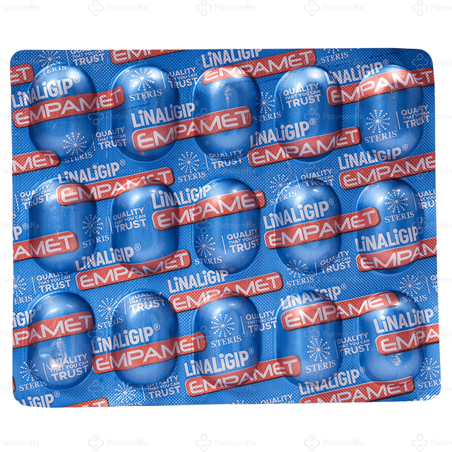 Linaliglip Empamet 25/5/1000 Tablet 15s