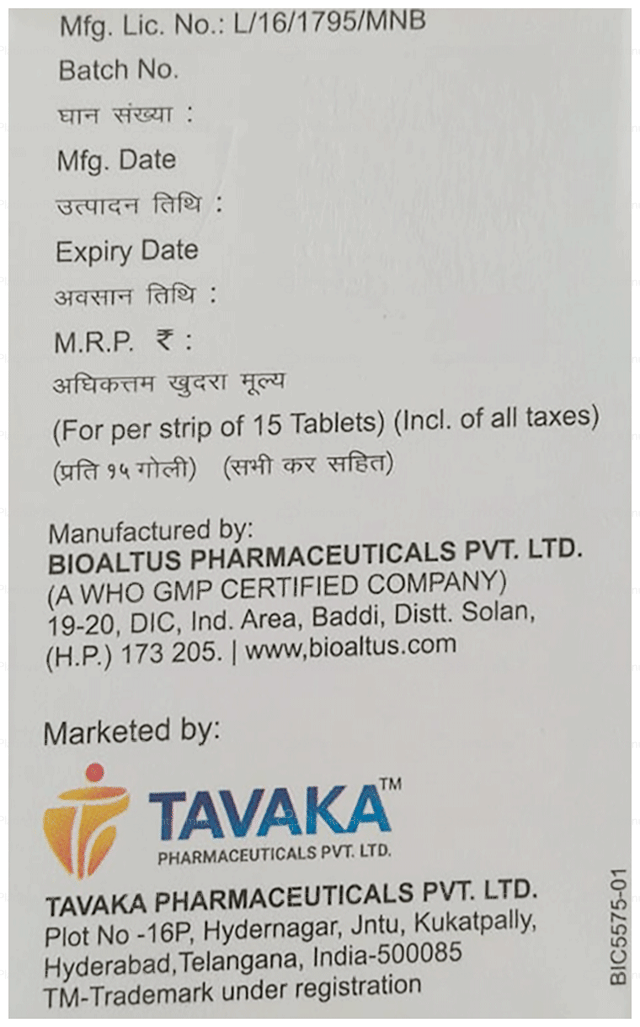 Telnexa Beta 23.75/40mg Tablet ER 15s