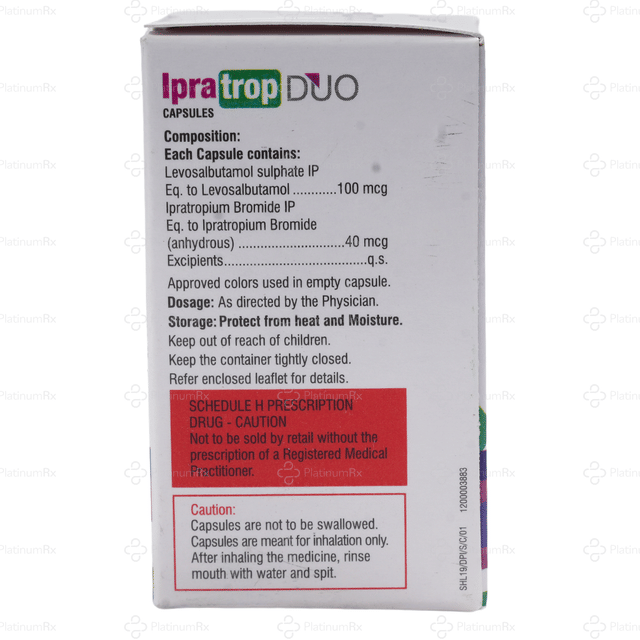 Ipratrop Duo 40/100mcg Capsule 30s