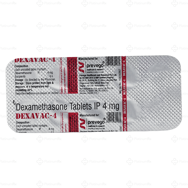 Dexavac 4mg Tablet 10s