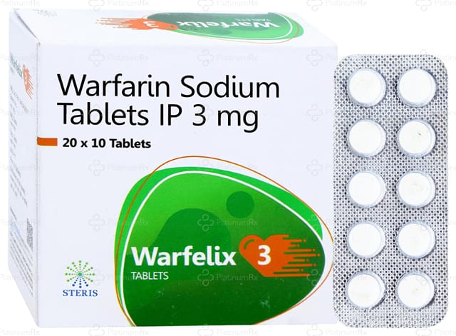 Warfelix 3mg Tablet 10s