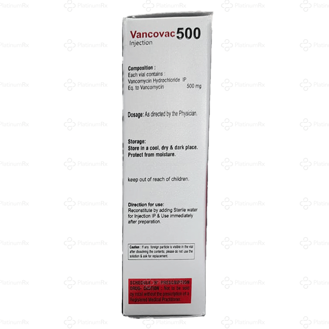Vancovac 500mg Injection 10ml