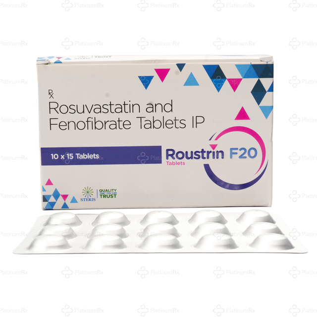 Roustrin F 20/145mg Tablet 15s