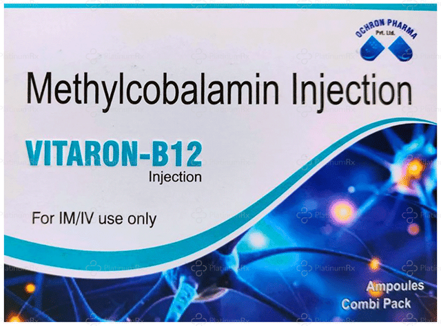 Vitaron B12 1500mcg Injection 2ml