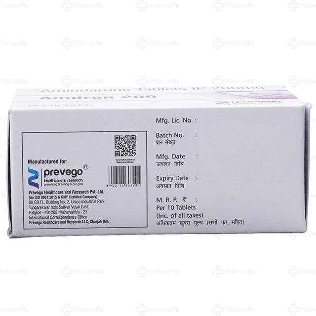 Amdron 200mg Tablet 10s