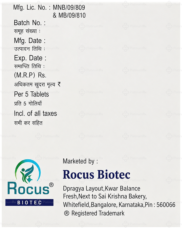 Azzroc 500mg Tablet 5s