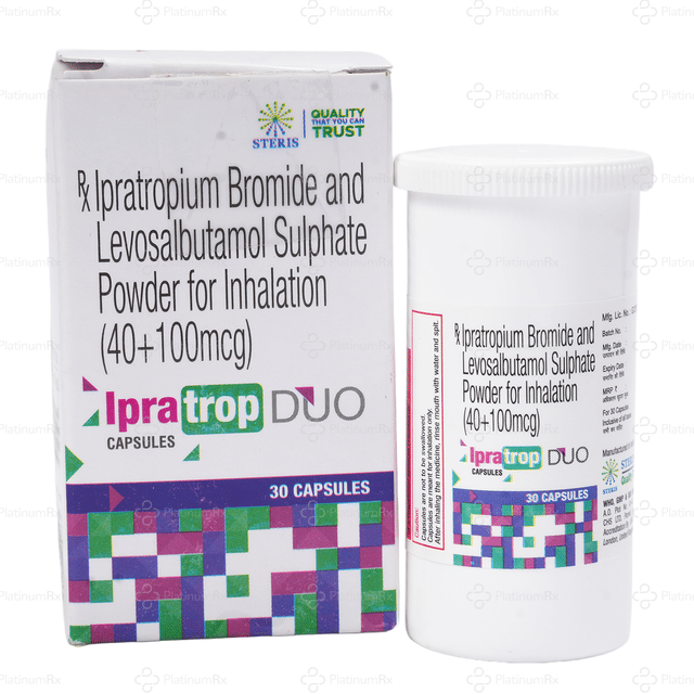 Ipratrop Duo 40/100mcg Capsule 30s