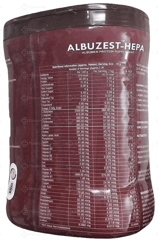 Albuzest Hepa Vanilla Flavour Powder 400gm