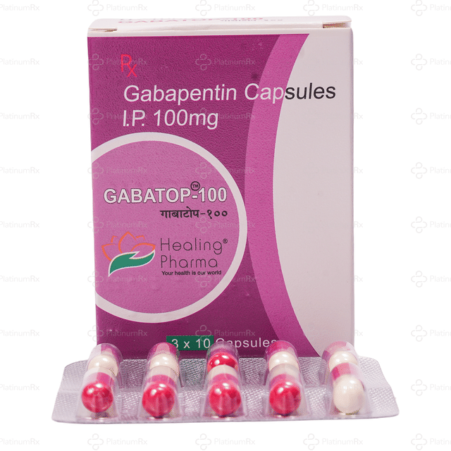 Gabatop 100mg Capsule 10s
