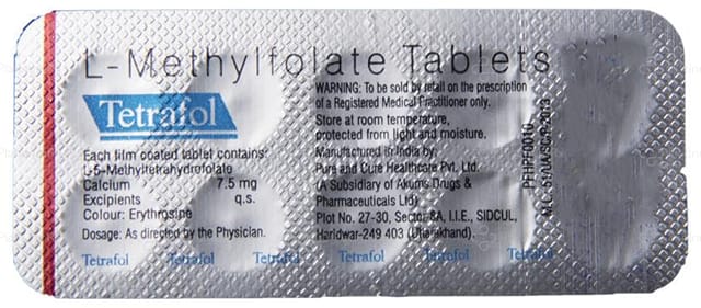 Tetrafol 7.5mg Tablet 10s
