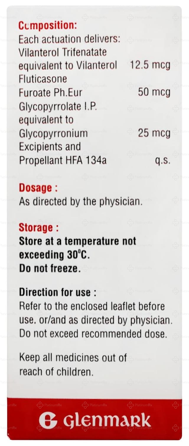Vilor FG 50/25mcg Inhaler 120MDI