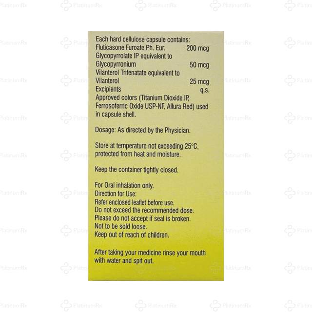 Besvil G 200/50/25mcg Capsule 30s