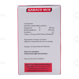 Gabaco MCB 300/500mcg Tablet 10s