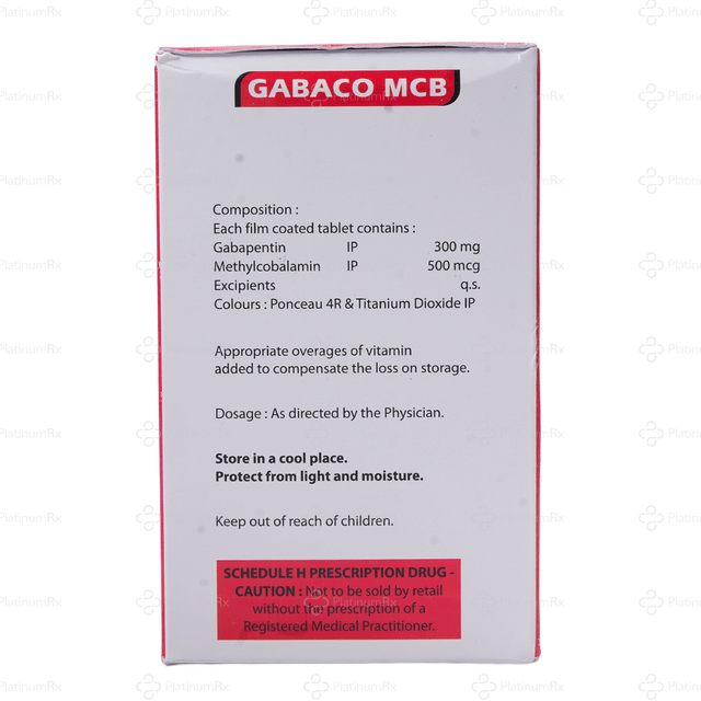 Gabaco MCB 300/500mcg Tablet 10s
