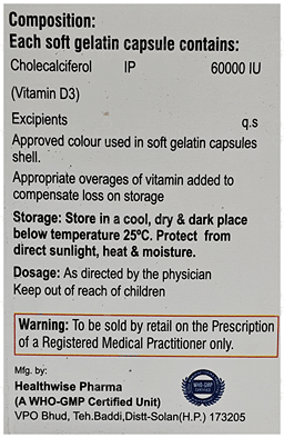 Sabcal 60000IU Softgel capsule 4s