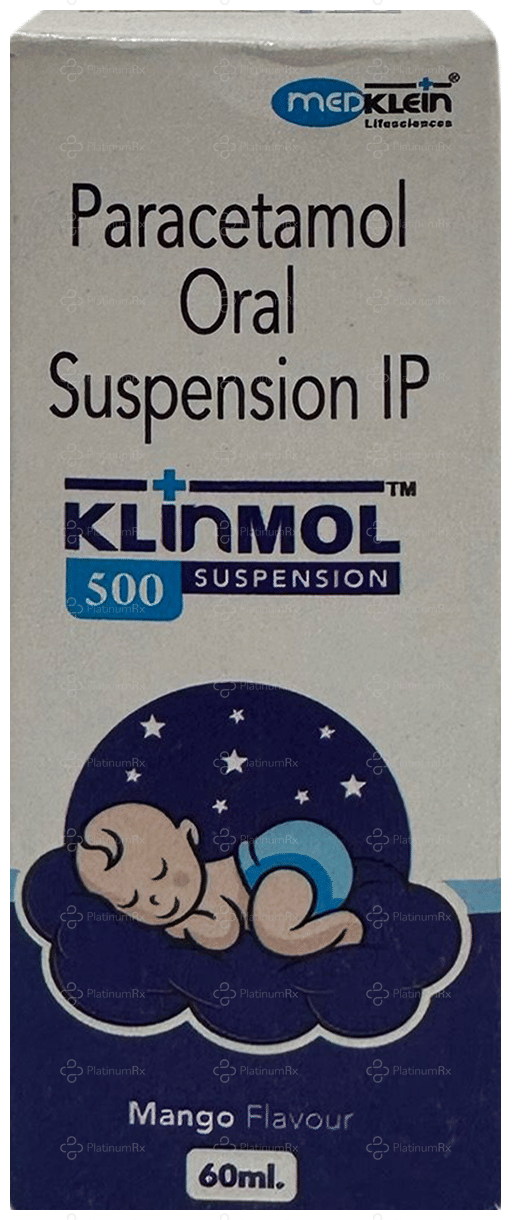 KLInMOL 500mg Mango Oral Suspension 60ml