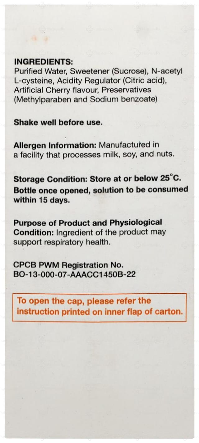 Mucinac 100mg Oral Solution 100ml