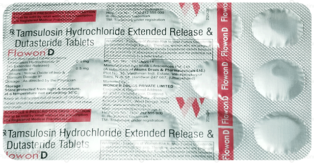 Flowon D 0.5/0.4mg Tablet ER 15s