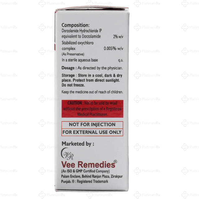 Eydorz 2% Eye Drops 5ml