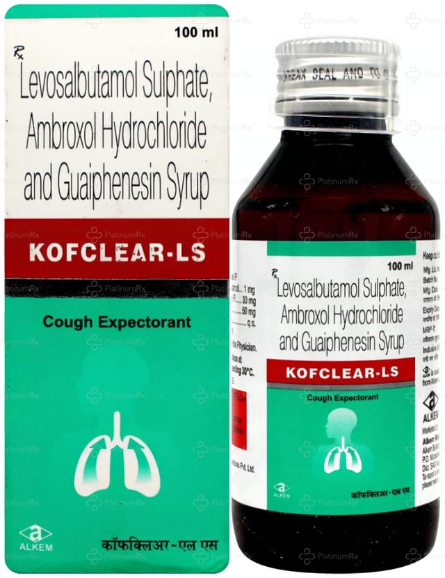 Kofclear LS 30/50/1mg Cough Syrup 100ml