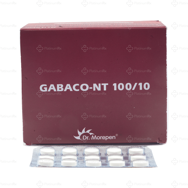Gabaco NT 100/10mg Tablet 15s