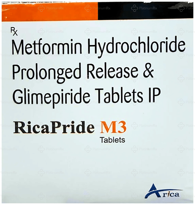 RicaPride M 3/500mg Tablet PR 15s